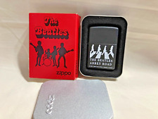 Unfired & Sealed The Beatles Abbey Road Black Matte Finish Zippo Lighter & Tin picture