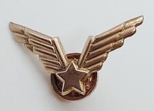  YUGOSLAV NATIONAL ARMY JNA COLLAR INSIGNIAS AIR FORCE, vintage metal badge  picture