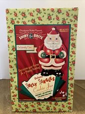Christopher Radko Shiny Brite vintage Santa Deluxe Jolly Jingle Cookie Jar picture