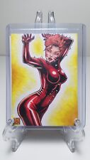 ACEO Original Art Sketch Card w/ Signed COA Sexy Pinup Inheritor of Power picture