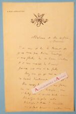 ● L.A.S Albin VALABREGUE writer philosopher born Carpentras Le Passant letter picture