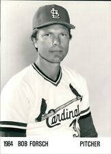 1984 Bob Forsch St Louis Cardinals Pitcher Major League Ball Sports 5X7 Photo picture