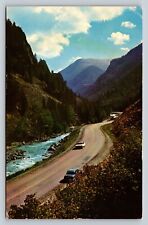 c1969 Gallatin Valley In Montana Classic Cars VTG Postcard 5c picture