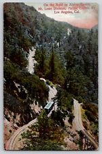 Pacific Electric Railway Mt Lowe Los Angeles CA Postcard c1910s Alpine Tavern picture