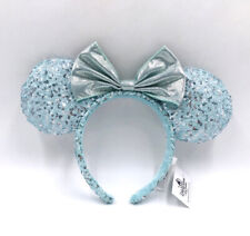 Blue Frozen Arendelle Aqua 2020 Minnie Ears Mickey Mouse Disney Parks Headband picture