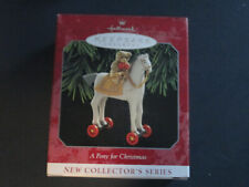 Hallmark Keepsake Ornament A Pony For Christmas 1998 First in Series -MIB picture