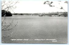 Postcard MI Wellston Camp Mana Pine Lake RPPC Real Photo A07 picture