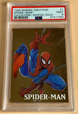1998 Marvel Creators Collection Gold  #1 💎 SPIDER-MAN 💎 PSA 9  POP 13 (None ^) picture
