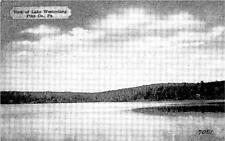 VIEW OF LAKE WESTCOLANG PIKE COUNTY PENNSYLVANIA DEXTER PRESS POSTCARD (1940s) # picture