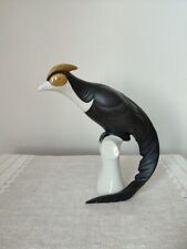 Royal dux black pheasant bird porcelain figurine picture
