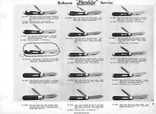 Robeson ShurEdge Knife Catalog 1908 - 1930  picture