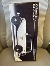 Vintage Jim Beam White Police Patrol Car Decanter BRAND NEW Rare Wow picture