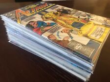 30x vintage SUPERMAN mixed LOT 80s 90s+ ACTION 598 ADV OF... MAN OF STEEL 1-6 picture