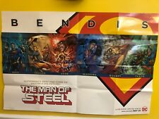 2018 DC Comics Man Of Steel Brian Bendis Superman Limited Series Promo Poster picture