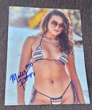 Mady Dewey Signed 8x10 Photo Sports Illustrated Swimsuit Model w/Proof Authentic picture