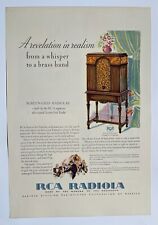 1929 RCA Radiola  Orchestra Superb Tone Vintage Color Print Ad-CRC2 picture