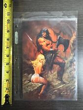 1995 Ken Kelly Colossal Cards #1 Protector, Oversized 6x10 Framable Fantasy Art picture