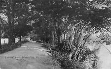 Postcard IL: Lovers' Lane, Marseilles, Illinois, B&W Photo, DB Posted 1922 picture