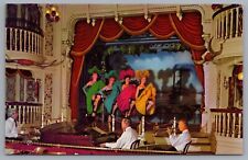 Disneyland Golden Horseshoe Show Can-Can Girls Frontierland C-5 Postcard picture