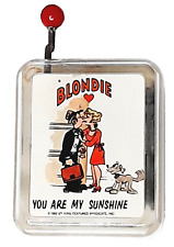 Blondie Crank Music Box King Features Syndicate 1982 You Light Up My Life RARE picture