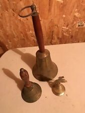 Vintage Mixed Lot Brass items collection of bells picture