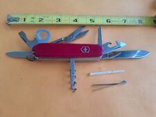 Victorinox Swiss Army Pocket Knife Red Officier Suisse 11 Functions picture