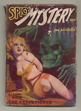 Spicy Mystery Stories Pulp Aug 1935 Vol. 1 #4 FR/GD 1.5 picture