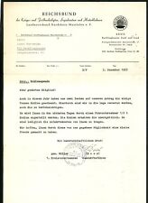 German Letter From 1967 War Survivors Reichsbund Free Coal Just Pay Delivery Fee picture