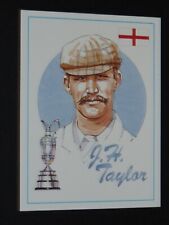 1993 GAMEPLAN CARD GOLF OPEN CHAMPIONS GOLFING #5 J.H. TAYLOR ANGLATER GOLFER picture