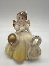 Vintage Josef  Original 8th Birthday Angel Girl Figurine 5