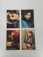 The Beatles Card Panini Pop Stars Sticker 1975 Mini-Poster Vintage Rock #57 picture