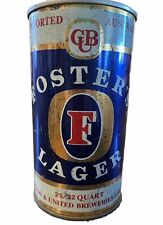 Fosters Lager Export 25/32 Quart steel beer can Australia Vintage picture