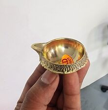 Small Size kuber Brass Diya Lamp Oil For Puja usa Seller fast ship  picture