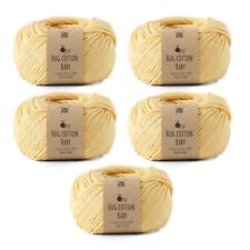 Raw Wool Knitworm Yarn 5 Ball Set Hug Cotton Baby Medium Thick 30g (approx. 81m) picture