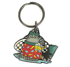 Kliban Cat Metal Enamel Keychain Surfer with 6 Pack Gift Creations picture