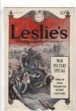 RARE OCT 29 1914 LESLIE'S WEEKLY NEWS PAPER WAR PICTURE SPECIAL GREAT ADS MS1671 picture