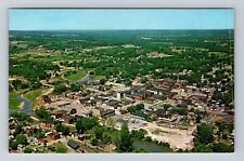 Greenville PA-Pennsylvania, Aerial Of Town Area, Antique, Vintage Card Postcard picture