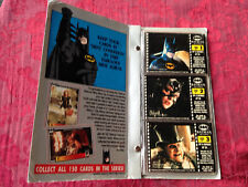 1992 Dynamic Batman Returns Movie Trading Card 20-Stickers Full Set / MINI-ALBUM picture