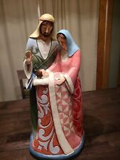 Jim Shore Holiday Living Collection Holy Night Family Nativity Figure 18.5 inch  picture