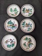 Vtg Set 6 Hand Painted Dipping Sauce Mini 4