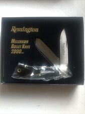 2000 Remington UMC RE18862 Buffalo Horn Millennium Pearl Bullet Knife S/N 2789. picture