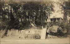 Dead River Maine ME Eastern Illustrating Cabins Real Photo c1910s PC picture