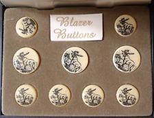 Vintage P.A.P. Royal Order of the Moose Blazer Buttons NIB picture