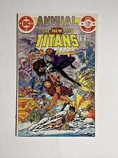 New Teen Titans Annual #1 (1982) 9.2 NM DC Bronze Age Comic Book Perez Cover picture