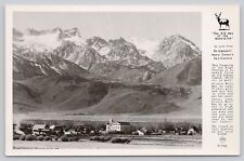 Postcard Bridgeport CA The Old Man Of The Mountains Mono County Frashers RPPC picture