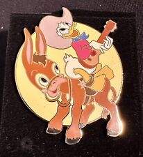 Disney Auction P.I.N.S Donald Duck On Burro Donkey Guitar Disney Pin LE (B6) picture