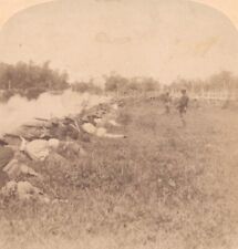 1899 Philippine American War Battalion Advancing Field Luzon Philippine Islands picture