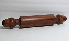 Vintage 18” Maple Black Walnut Oak Rolling Pin Handcrafted Beautiful Kitchenware picture