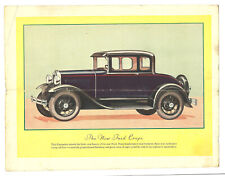 Original 1928 - 1929 'The New Ford Coupe' Advertising Picture picture