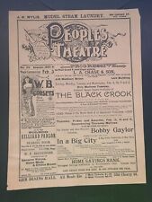 1895 People's Theatre Toledo Ohio Program picture